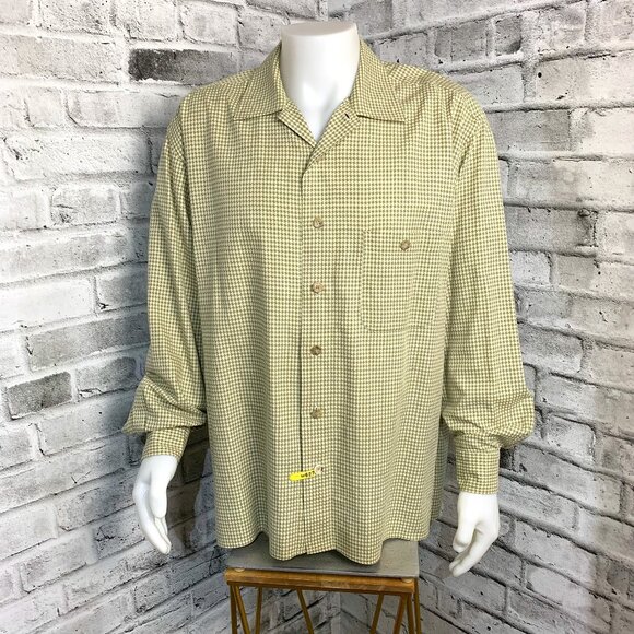 Canali Geometric Print Casual Button Down Shirt - Picture 1 of 13